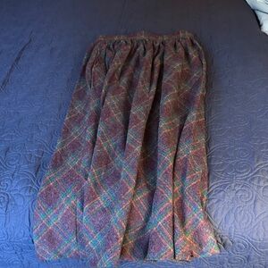 Plaid Multicolor Women's Skirt